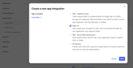 Selecting a sign-in method. Image: Okta