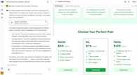 v0 generates a landing page from a single prompt. Image: Vercel Inc.