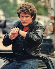 KITT and human communicating by using a wristwatch. Image: National Broadcasting Company (NBC) via nzherald.co.nz