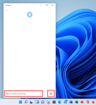 Cortana on a Windows desktop. Image: Microsoft Corporation via mcmw.abilitynet.org.uk